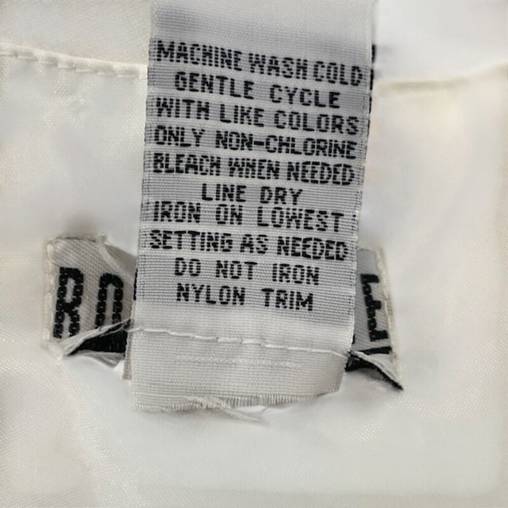 Robbie Bee, White Halter Dress/Black Embroidery, Backless - Picture 6 of 6